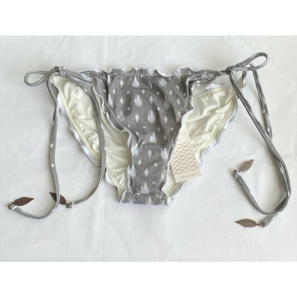 Eberjey Ikat Spots Avalon Tapenade Bikini Swim Bottoms Women's Size Small S - Picture 1 of 9
